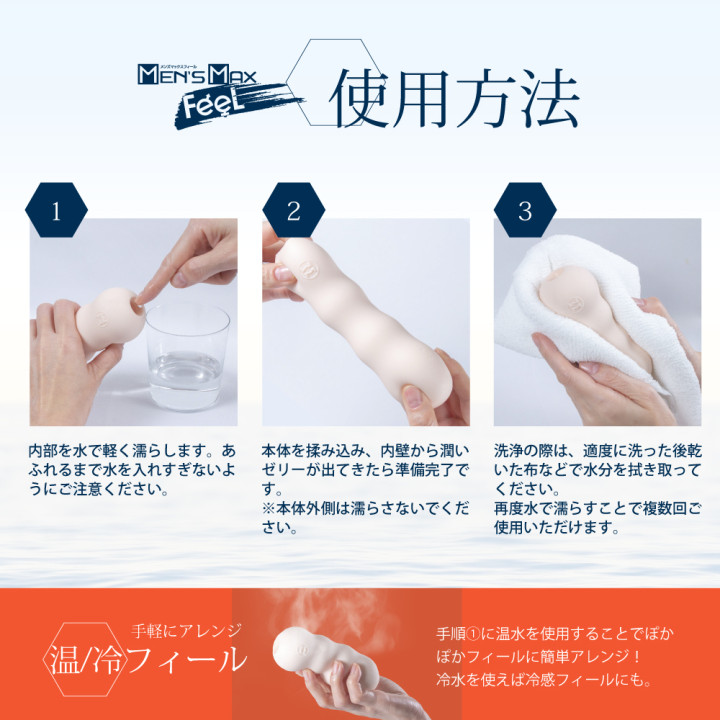 Men's Max Feel Twister Onahole (Open Type)