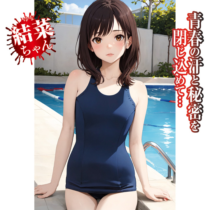 Beautiful Girl in Swimsuit Yuna-chan