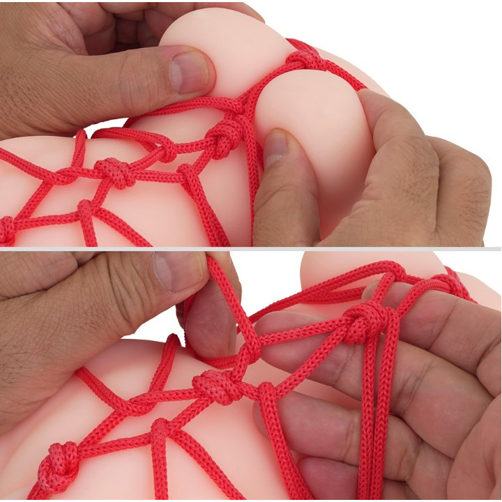 Kinbaku Rope Bondage Hole Red Punish