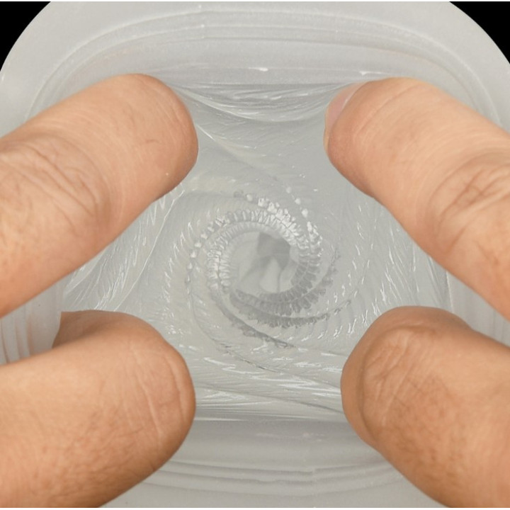 Longitudinal fold spiral